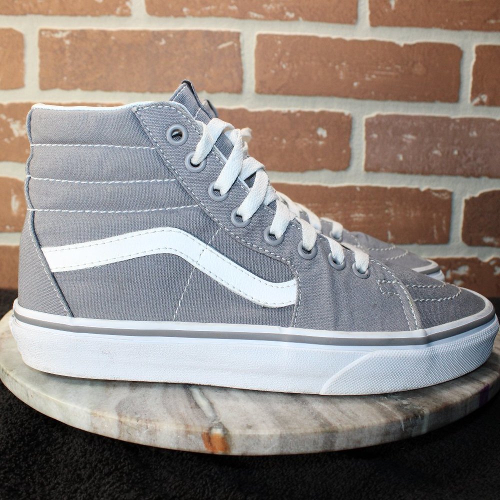 Gray High-Top Sneakers